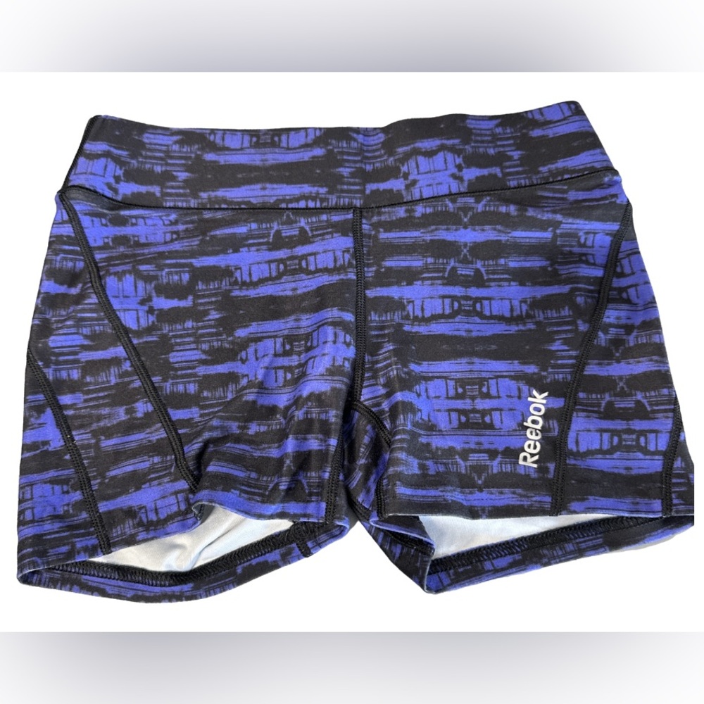 Reebok Women’s Purple and Black Compression Gym Shorts size XS